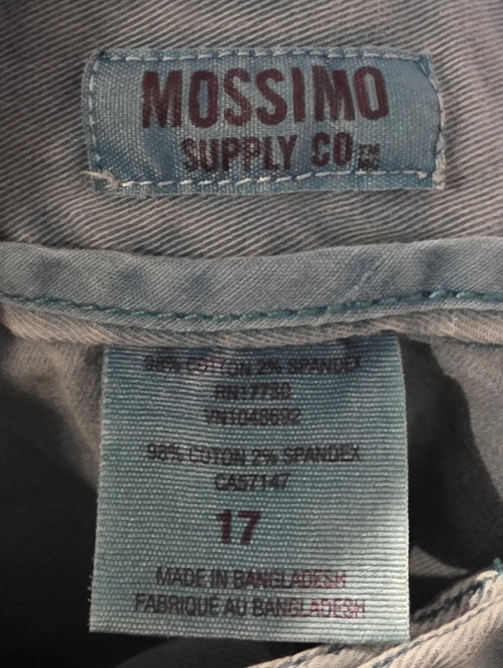 Mossimo Supply Co. Light Blue Low Rise Women's Short Shorts Size 17